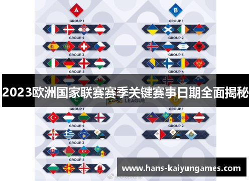 2023欧洲国家联赛赛季关键赛事日期全面揭秘